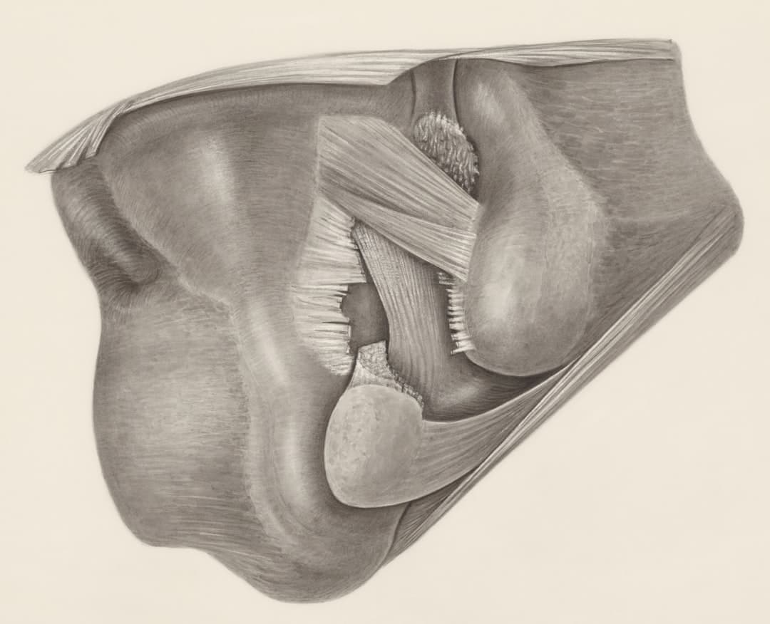 Anatomical illustration of injection sites